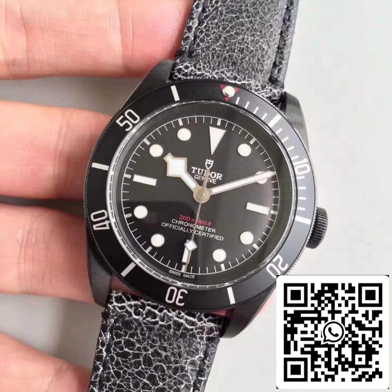 Tudor Heritage Black Bay M79230DK-0004 ZF Fabbrica 1:1 Best Edition Swiss ETA2824-2 Gray Distressed Leather cinturino