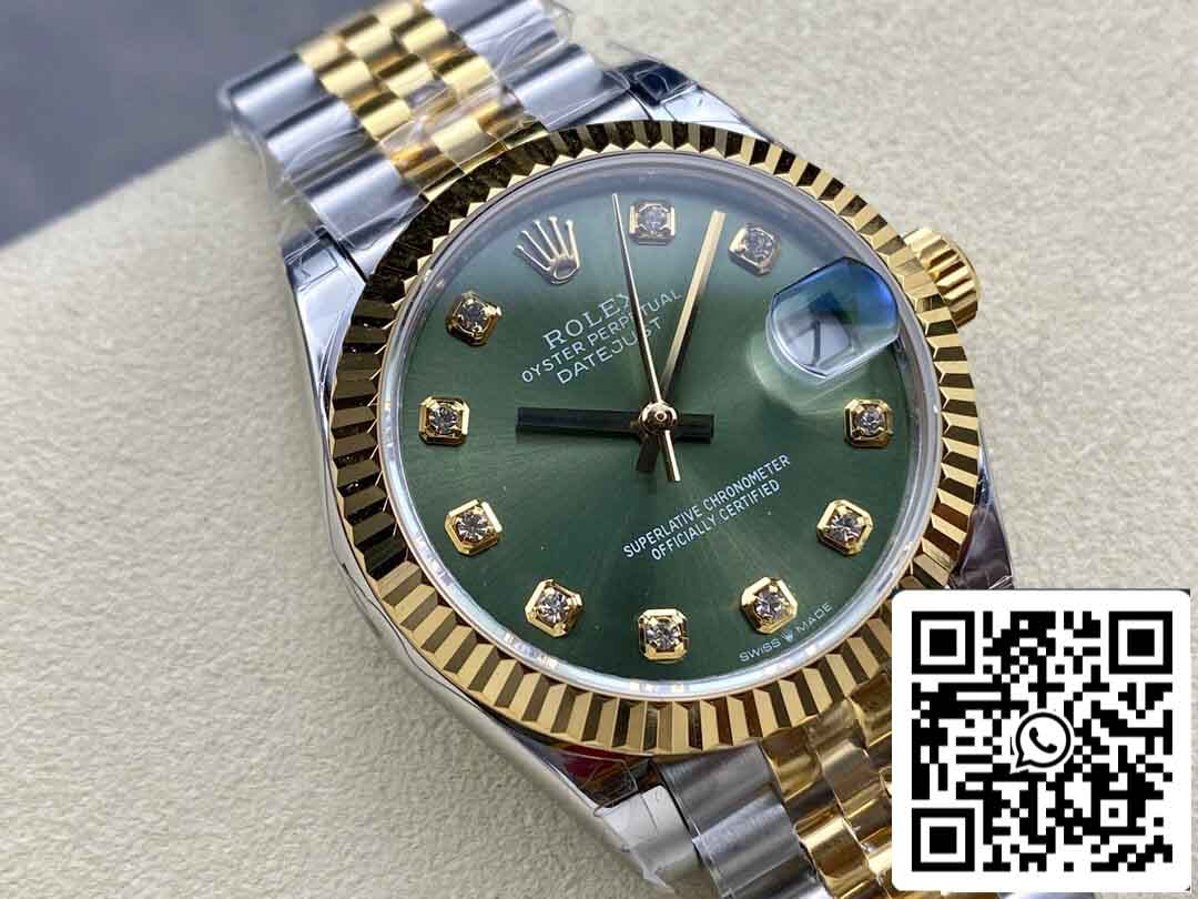 Rolex Datejust M278273-0030 31MM 1:1 edição melhor GS Fabbrica quadrante verde