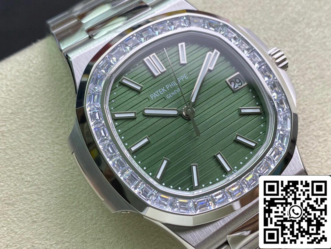 Patek Philippe Nautilus 5711/1300A-001 1:1 edizione migliore 3K Fabbrica quadrante verde