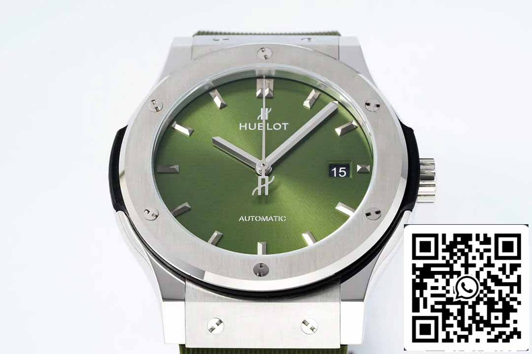 Hublot Classic Fusion 542.NX.8970.RX 42MM 1:1 edizione migliore HB Fabbrica quadrante verde