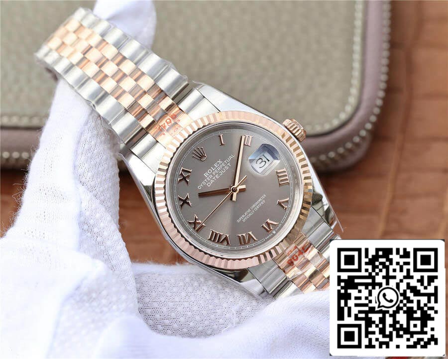 Rolex Datejust 116231-0087 36MM 1:1 edizione migliore GM Fabbrica quadrante argento