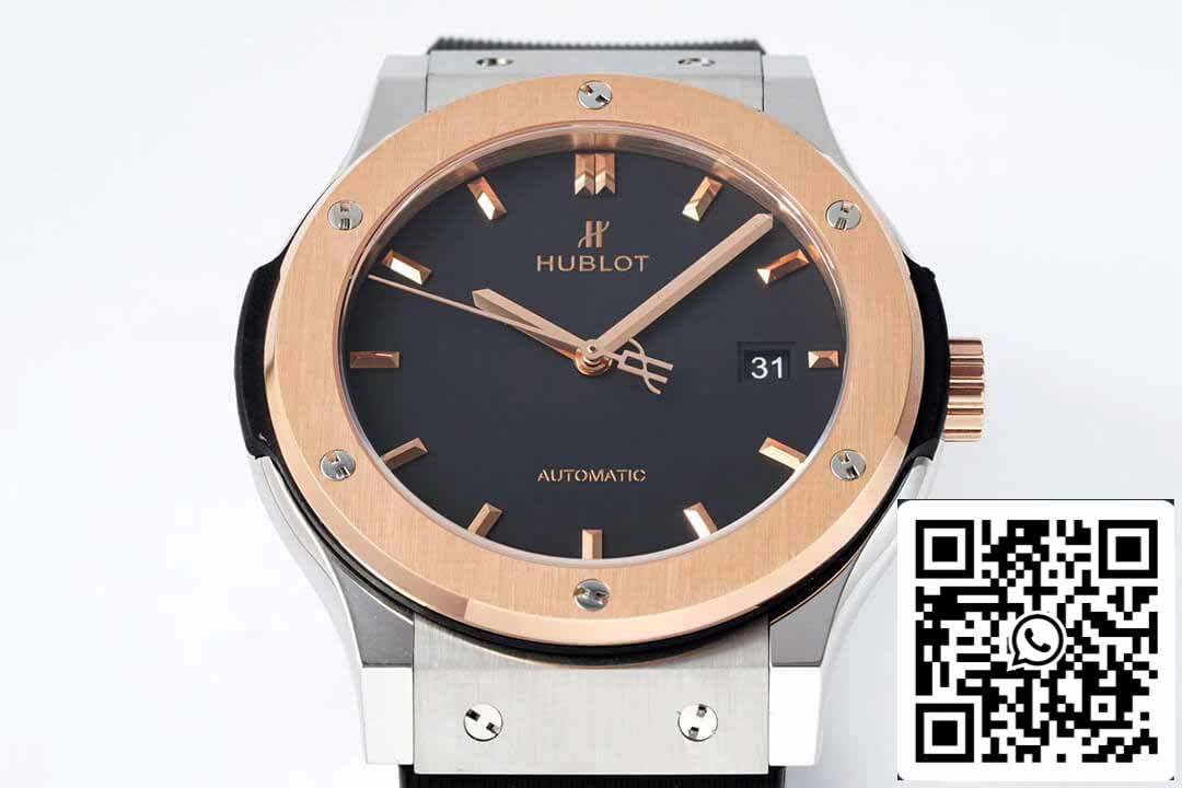 Hublot Classic Fusion 542.NO.1181.RX 42MM 1:1 edizione migliore HB Fabbrica Oro lunetta