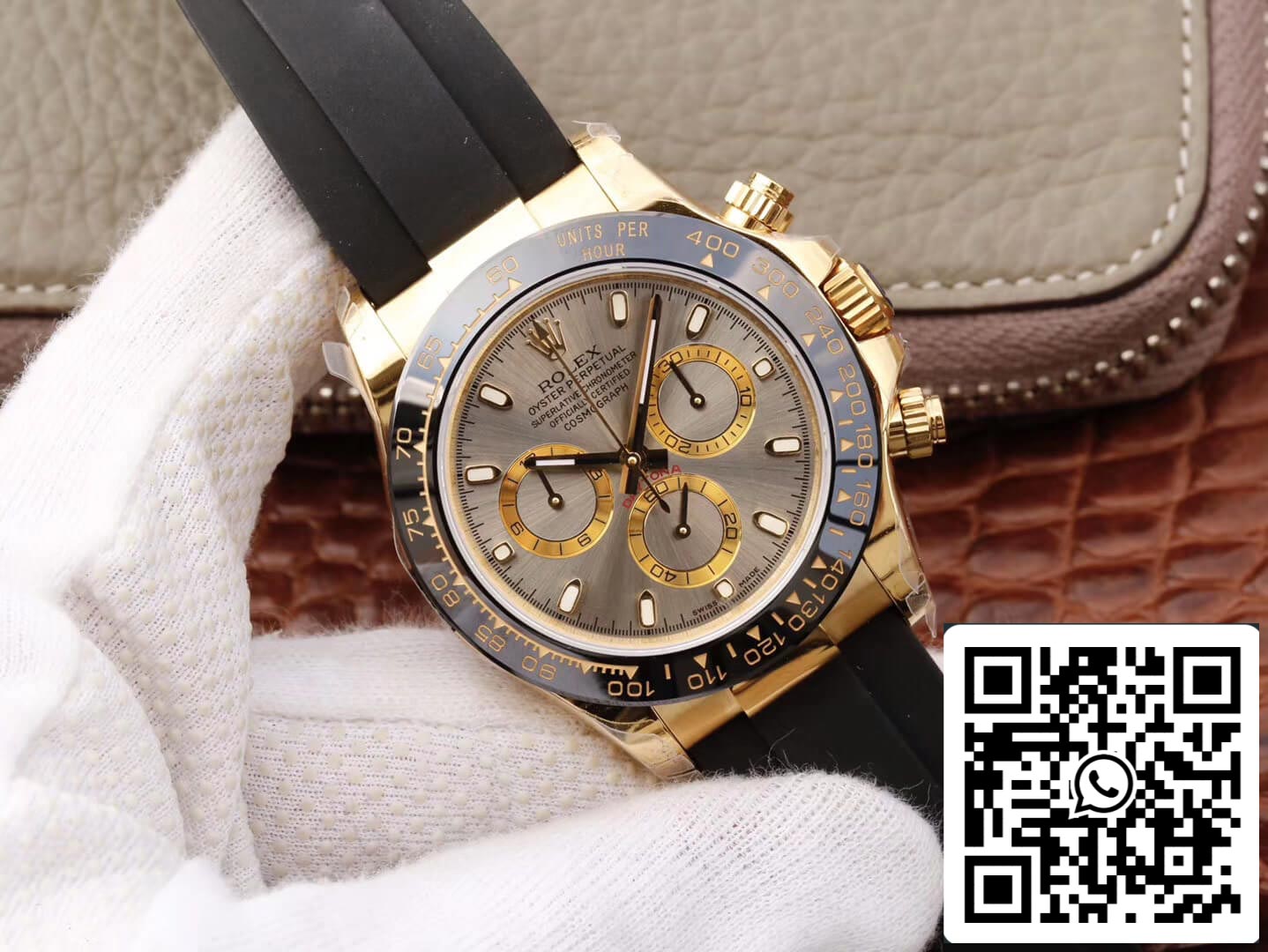Rolex Daytona Cosmograph 116518LN 1:1 edição melhor JH Fabbrica mostrador cinza prateado