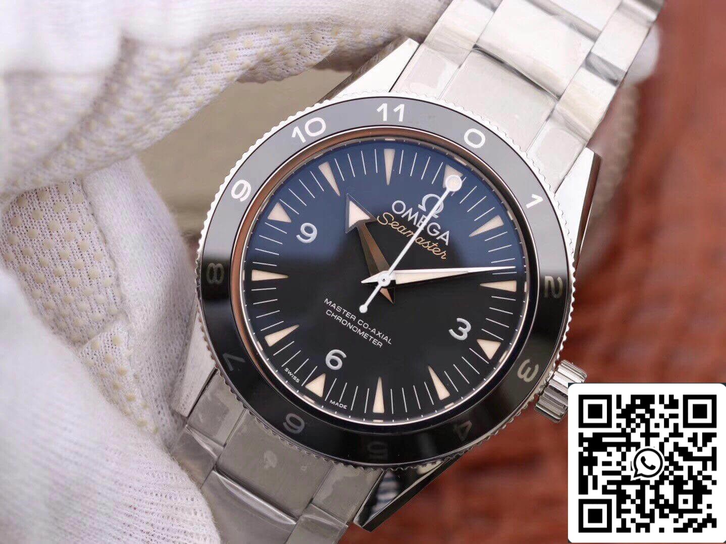 Omega Seamaster Planet Ocean 233.30.41.21.01.001 VS Fabbrica 1:1 edizione migliore Swiss ETA2824 quadrante nero With Superlume
