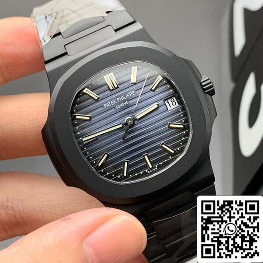 Patek Philippe Nautilus 1:1 Best Edition PPF Fabbrica V4 DCL Version Blue Dial