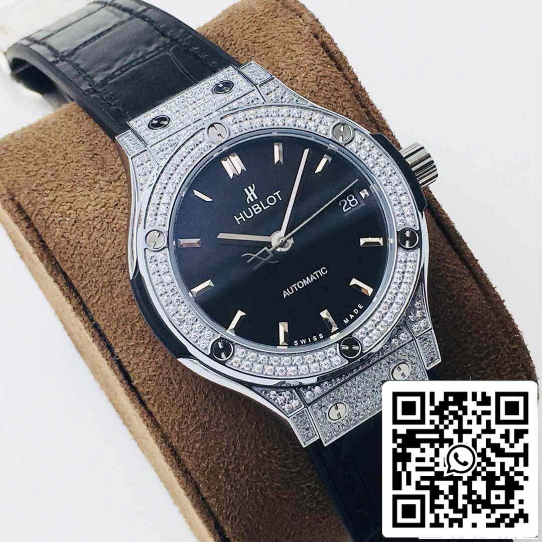 Hublot Classic Fusion 38MM 1:1 edizione migliore HB Fabbrica quadrante nero