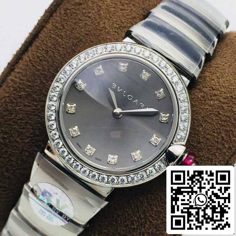 Bvlgari LVCEA 1:1 edizione migliore BV Fabbrica Diamond Gray quadrante