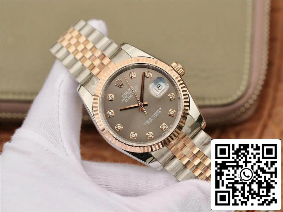Rolex Datejust 116231 1:1 edizione migliore GM Fabbrica Diamond-set quadrante