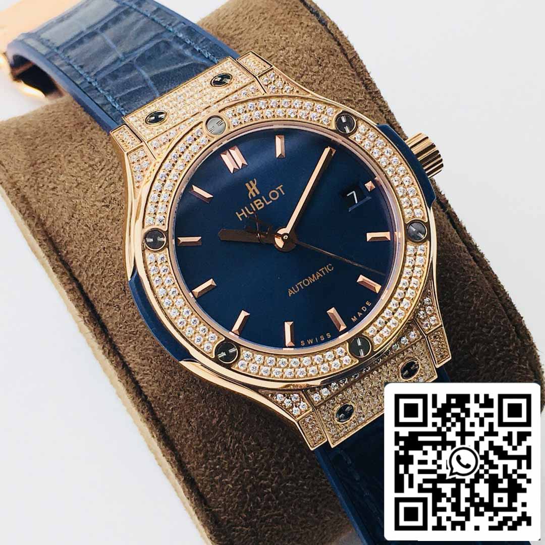 Hublot Classic Fusion 38MM 1:1 edizione migliore HB Fabbrica Diamond Cassa