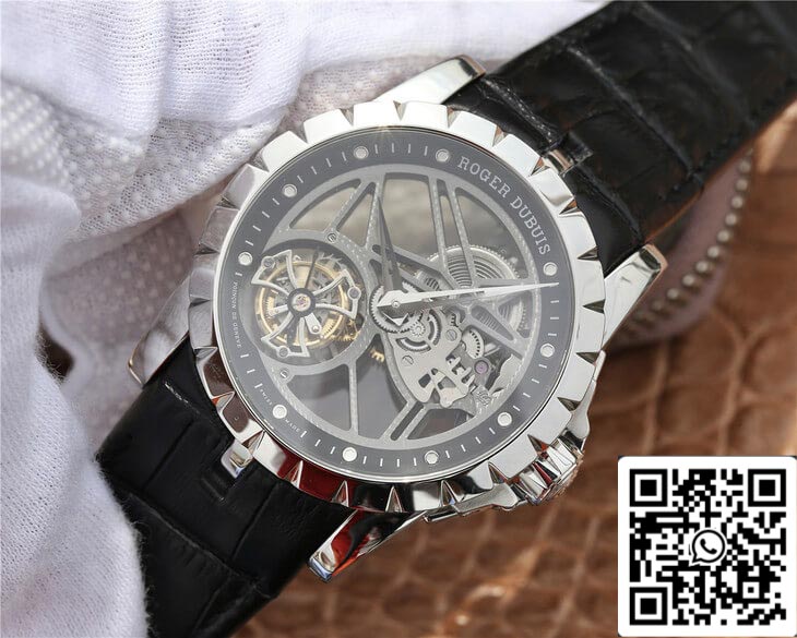 Roger Dubuis Excalibur RDDBEX0260 1:1 edizione migliore JB Fabbrica Skeleton Tourbillon Dial