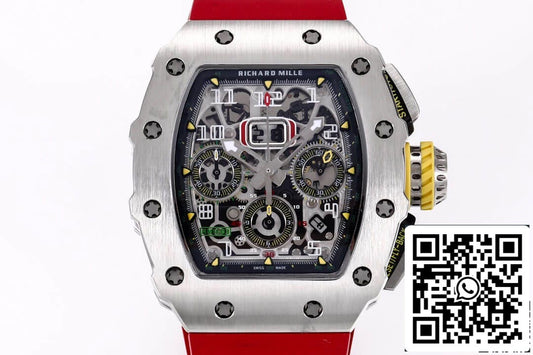 Richard Mille RM11-03RG 1:1 Best Edition KV Fabbrica Titanium Case
