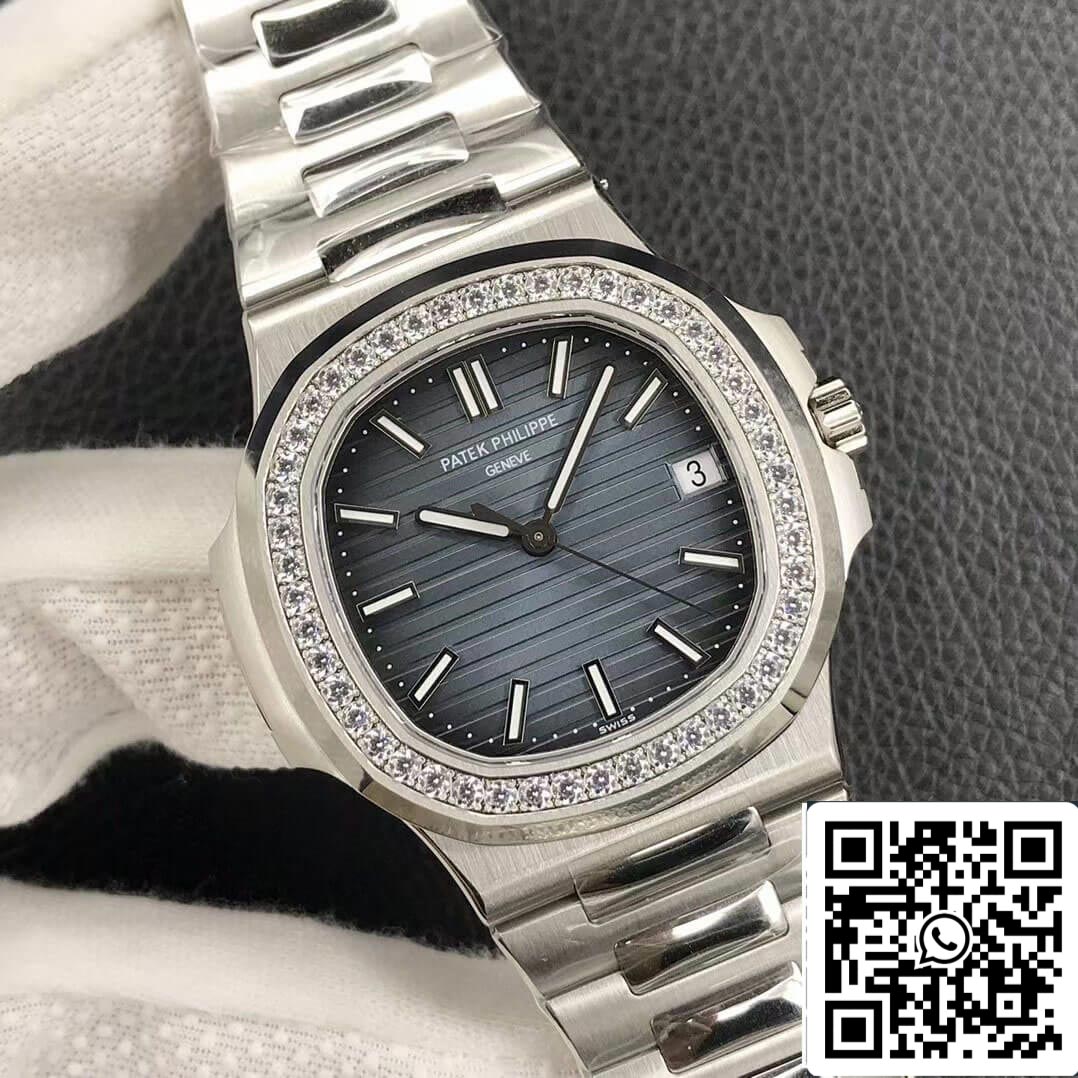 Patek Philippe Nautilus 5713/1G-010 1:1 edizione migliore 3K Fabbrica quadrante blu