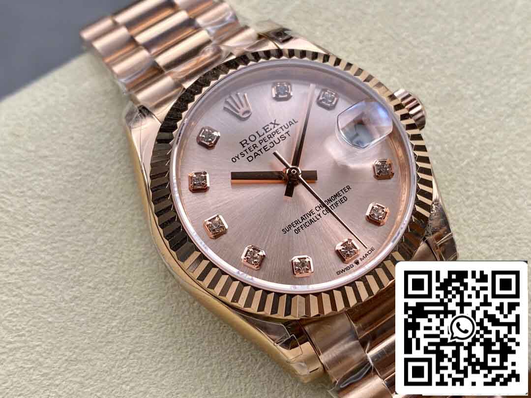 Rolex Datejust M278275-0031 31MM 1:1 edizione migliore GS Fabbrica Rosa Oro