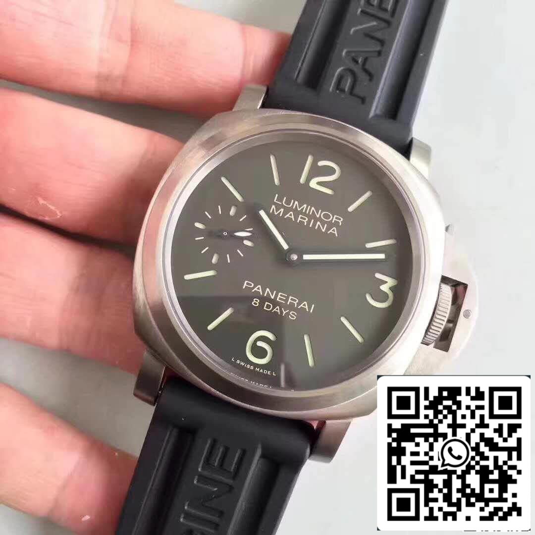 Panerai Luminor PAM510 ZF Fabbrica Men Watches 1:1 Best Edition Swiss ETA P5000 Black Rubber cinturino