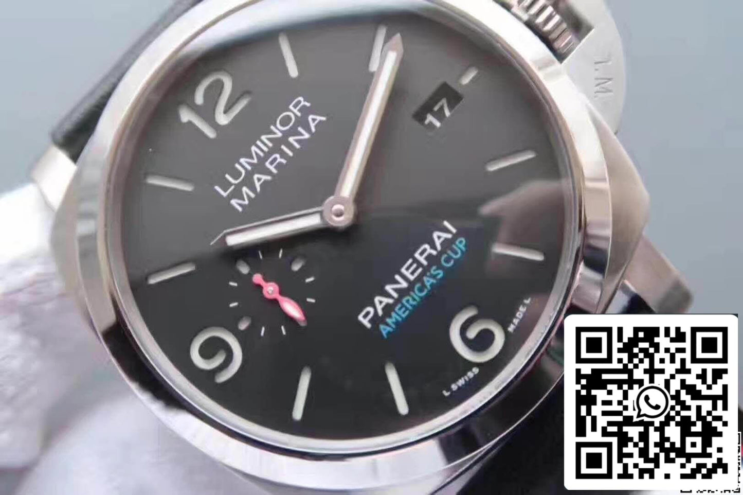 Panerai Luminor Marina 1950 PAM727 ZF Fabbrica 1:1 Best Edition Swiss ETA P9010 Black Leather cinturino
