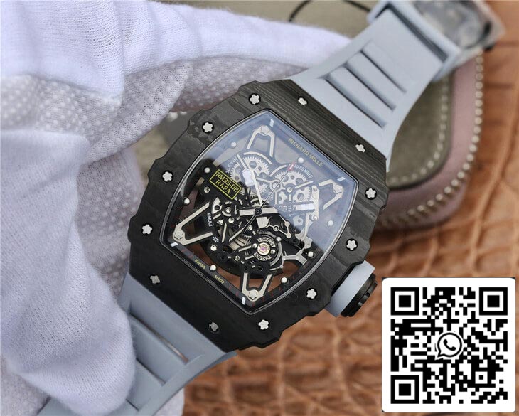 Richard Mille RM-035 KV Fabbrica 1:1 Best Edition Black Carbon Fiber