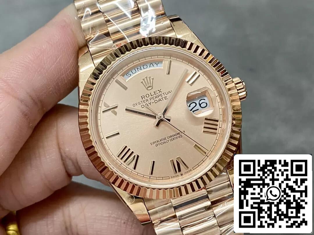 Rolex Day Date M228235-0001 1:1 edición mayor GM Fabbrica Rosa Oro V2
