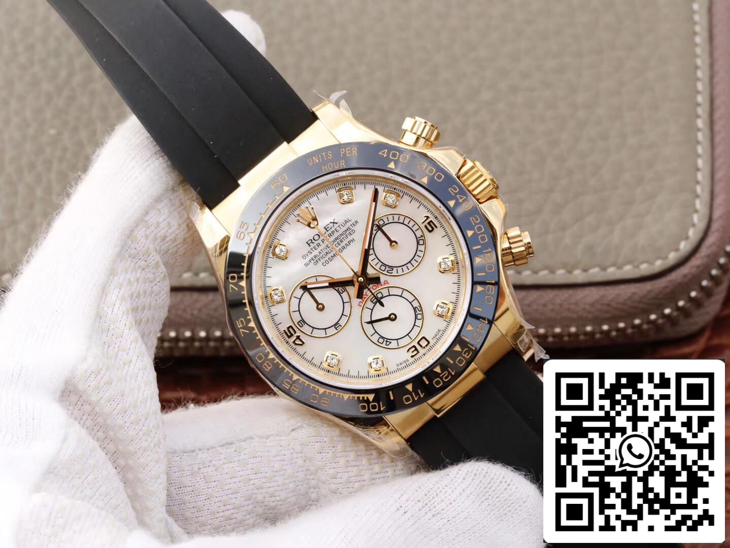Rolex Daytona Cosmograph M116518ln-0037 1:1 edição melhor JH Fabbrica V6 caixa em ouro amarelo