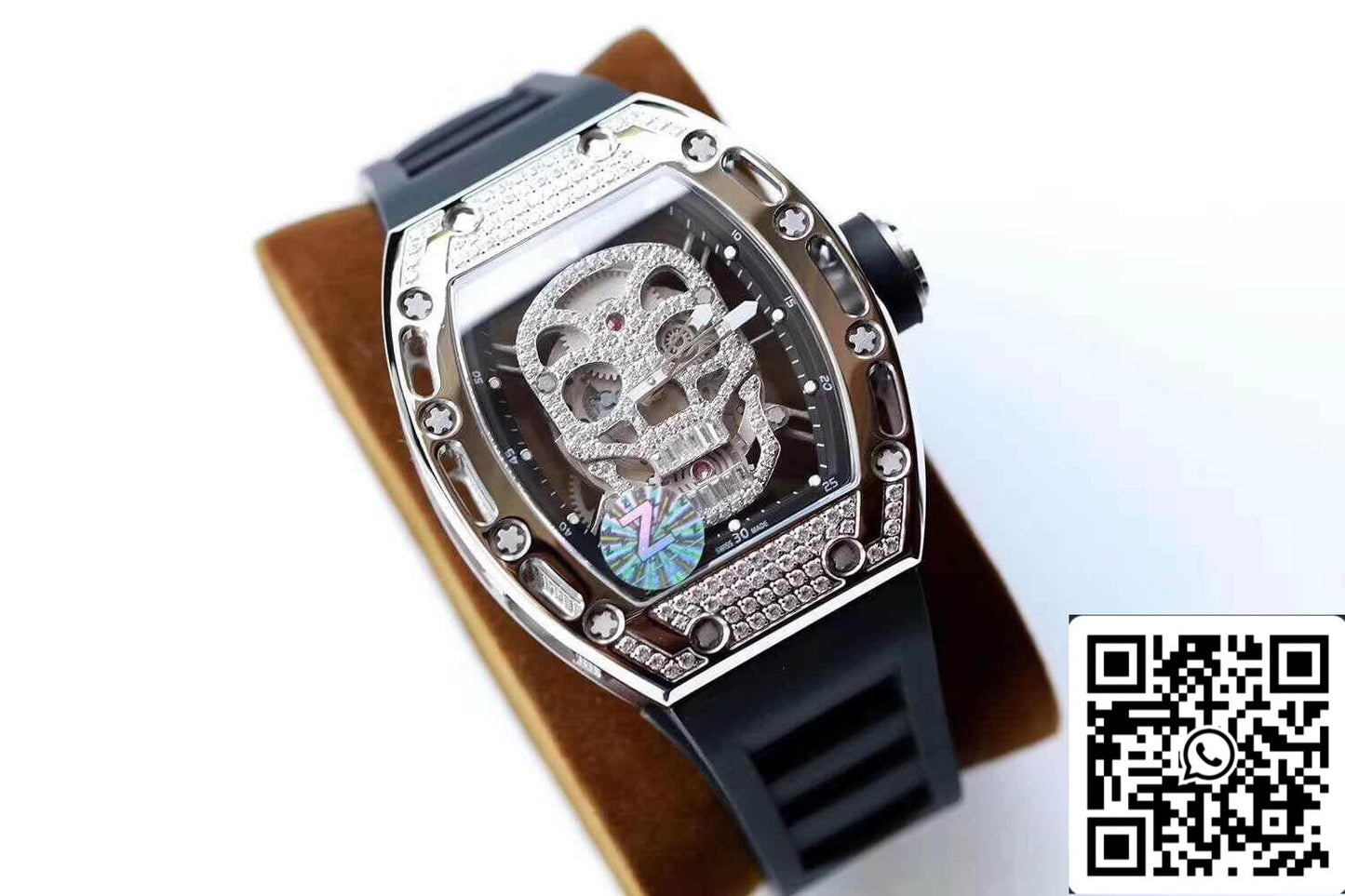 Richard Mille RM052 Z Fabbrica 1:1 Best Edition Swiss ETA6T51 black cinturino