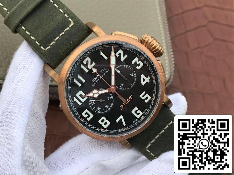 Zenith Pilot 29.2430.4069/21.C800 XF Fabbrica 1:1 Best Edition Swiss ETA7750