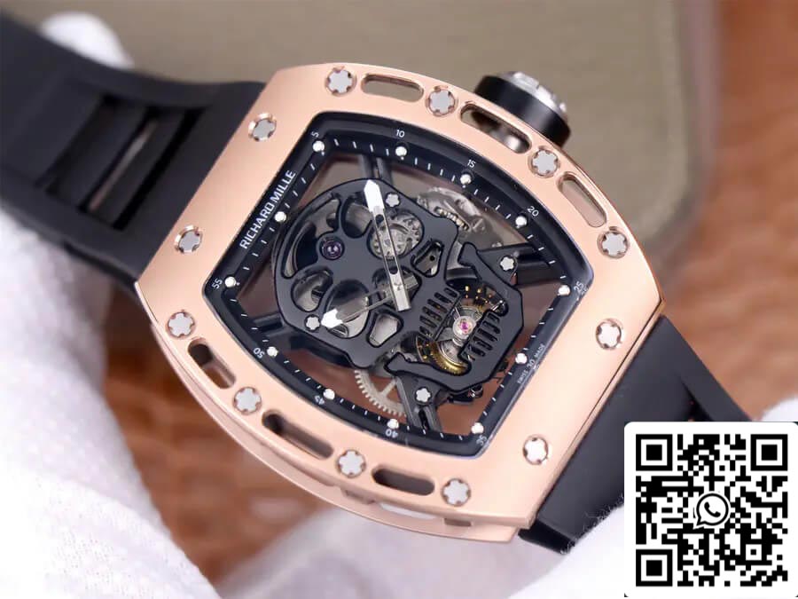 Richard Mille RM52-01 Tourbillon 1:1 edizione migliore JB Fabbrica Rose Gold Case