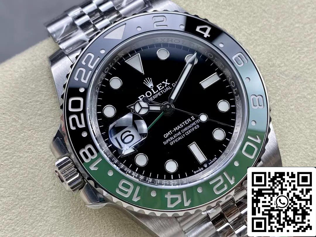 Rolex GMT Master II M126720vtnr-0002 1:1 edizione migliore C+ Fabbrica lunetta in ceramica