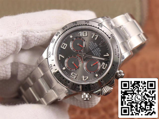 Rolex Daytona Cosmograph 116509 1:1 edição melhor JH Fabbrica mostrador preto