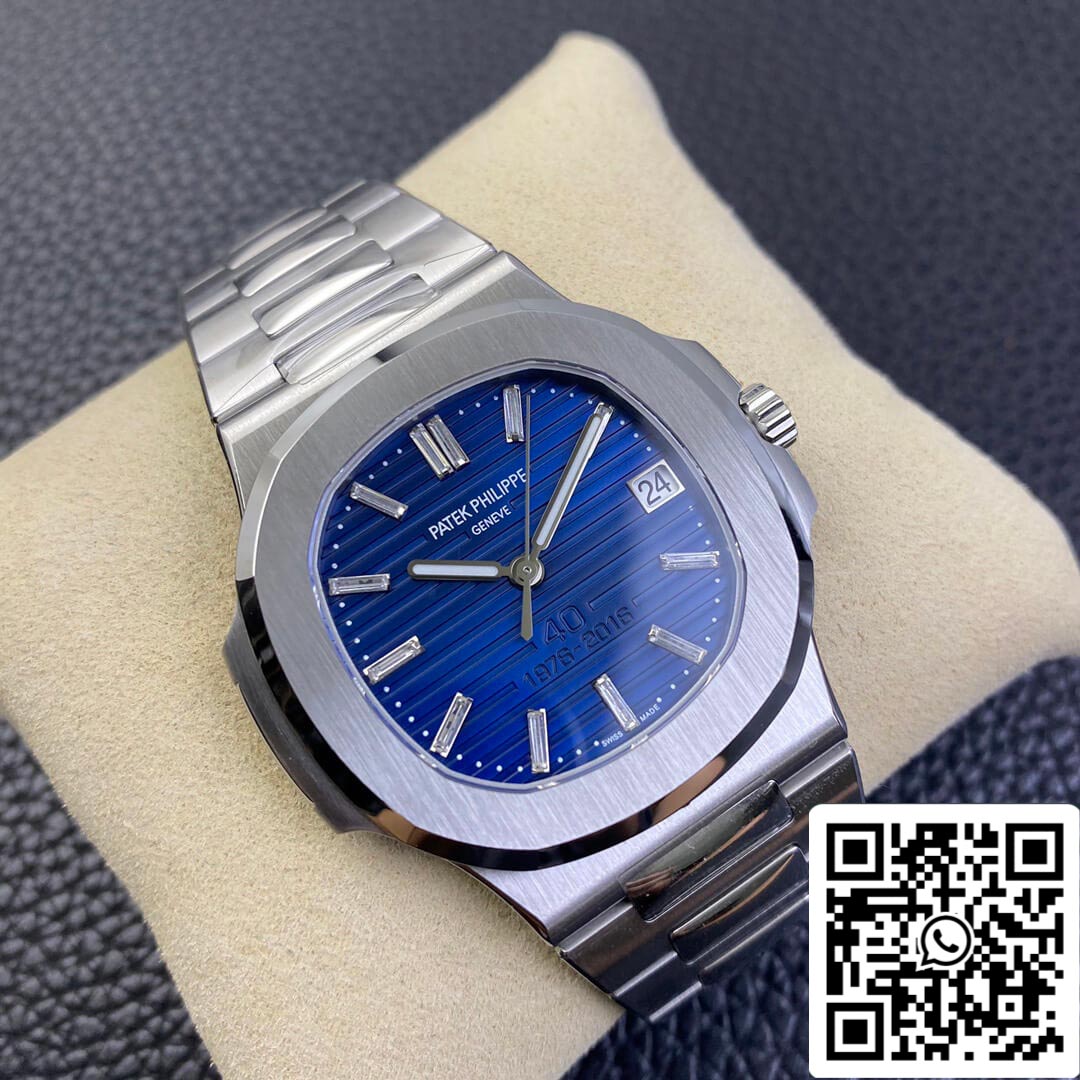 Patek Philippe Nautilus 5711/1P 1:1 edizione migliore 3K Fabbrica quadrante blu