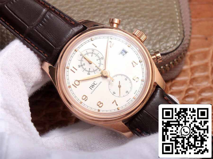IWC Portugieser IW390301 1:1 Best Edition ZF Fabbrica White Dial