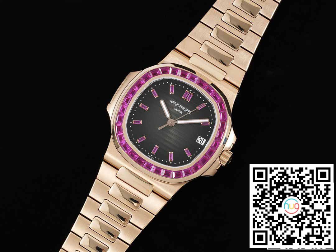 Patek Philippe Nautilus 5711 1:1 edizione migliore GR Fabbrica Rosa Oro Diamond lunetta