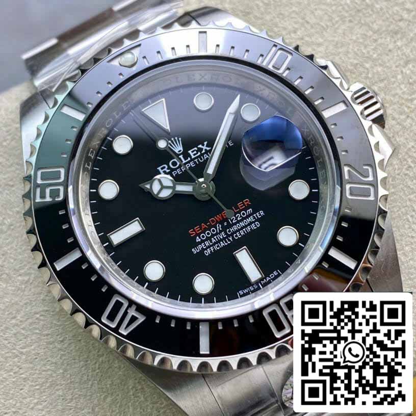 Rolex Sea-Dweller 126600 AR Fabbrica quadrante nero 1:1 edizione migliore Swiss ETA2824