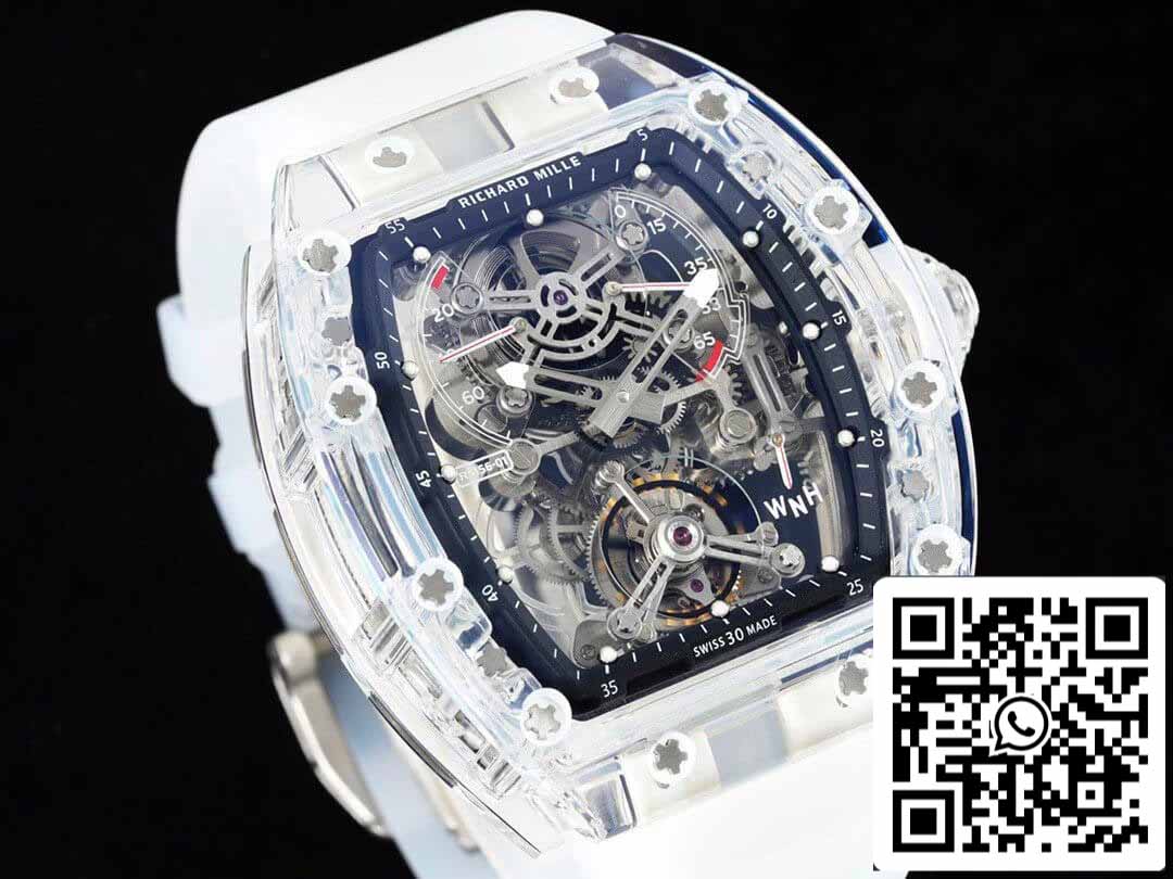 Richard Mille RM 56-01 Tourbillon 1:1 Best Edition RM Fabbrica Transparent Skeleton Dial