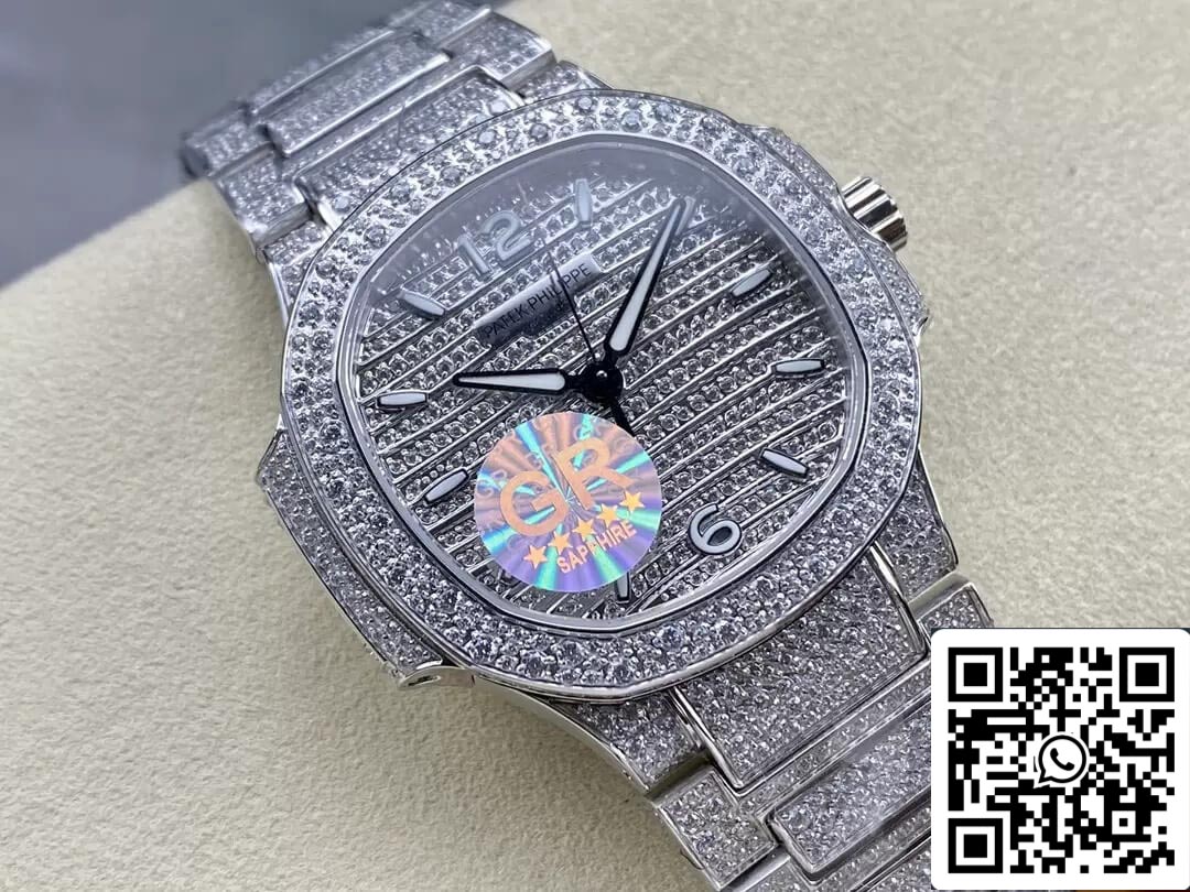Patek Philippe Aquanaut 7118/1450G-001 1:1 edizione migliore GR Fabbrica Diamond quadrante