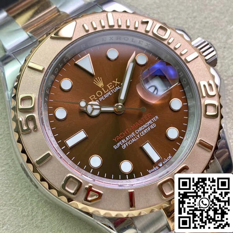 Rolex Yacht-Master 40mm 116621 AR Fabbrica 1:1 edizione migliore Swiss ETA2824 Brown quadrante