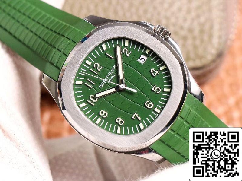 Patek Philippe Aquanaut 5168G 1:1 Best Edition ZF Fabbrica green dial Swiss Cal.324 SC