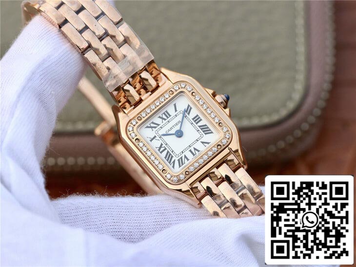 Panthere De Cartier WJPN0008 1:1 edizione migliore 8848 Fabbrica quadrante bianco