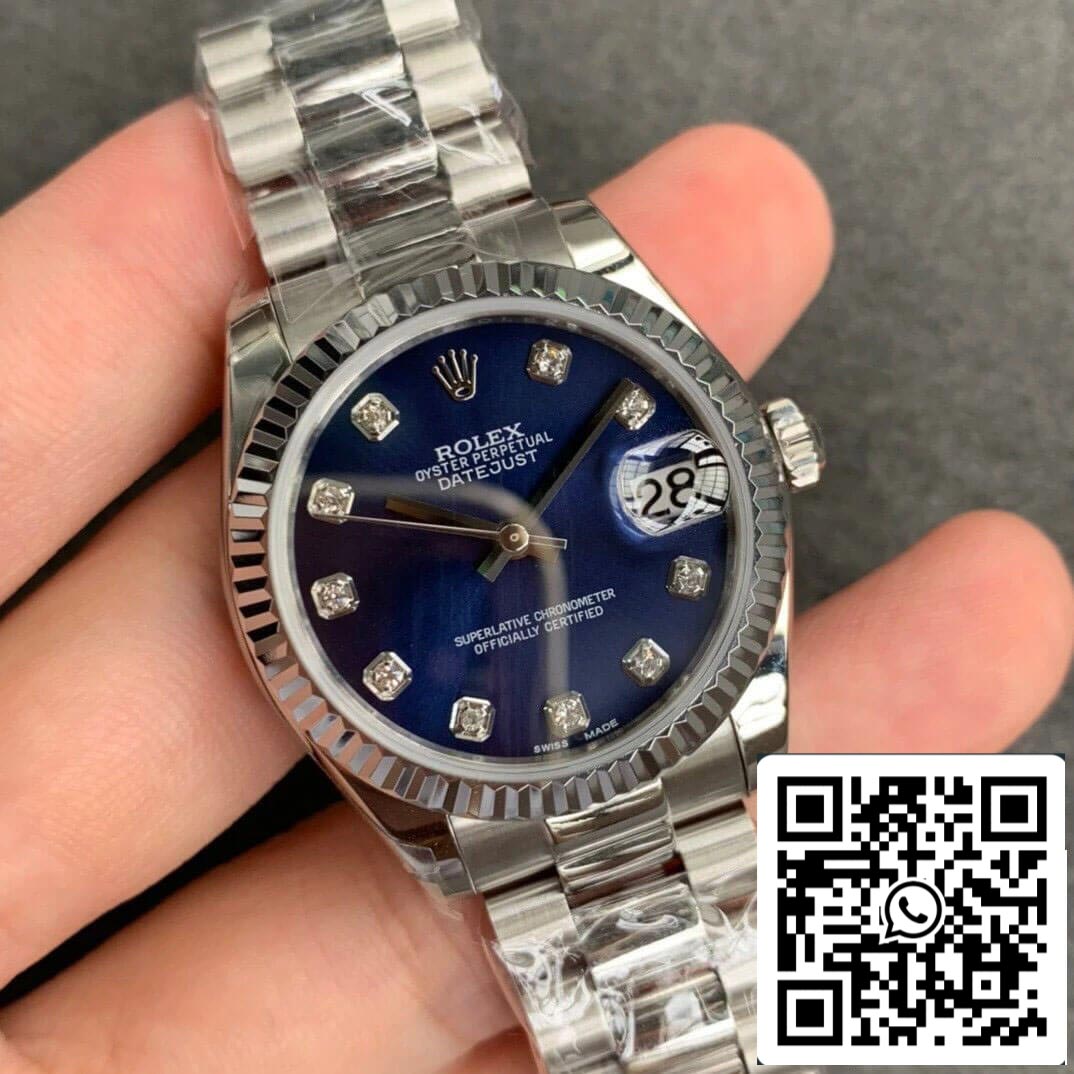 Rolex Datejust 31MM 1:1 edizione migliore GS Fabbrica quadrante blu