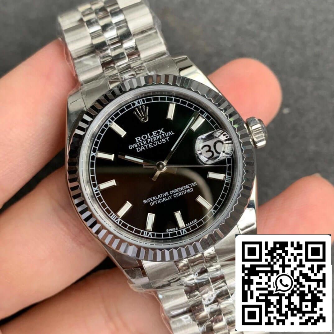 Rolex Datejust M178274-0004 1:1 edizione migliore GS Fabbrica quadrante nero