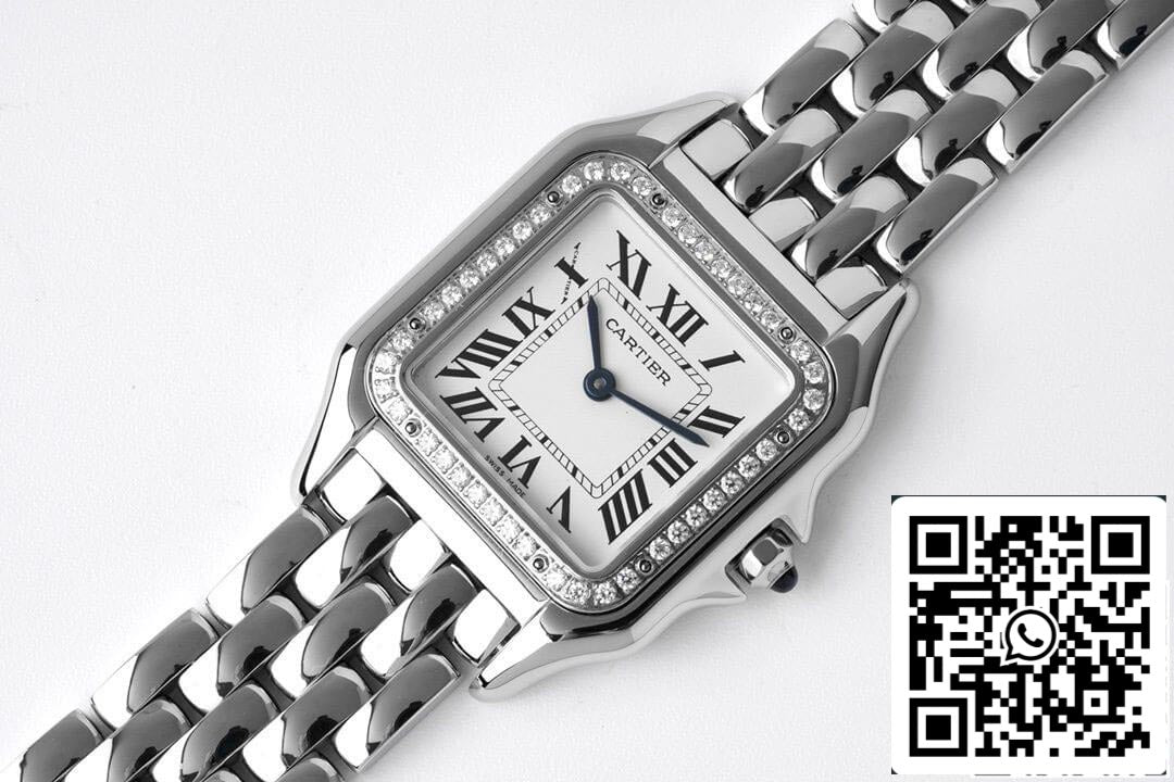 Panthere De Cartier W4PN0008 27MM 1:1 edizione migliore BV Fabbrica quadrante bianco