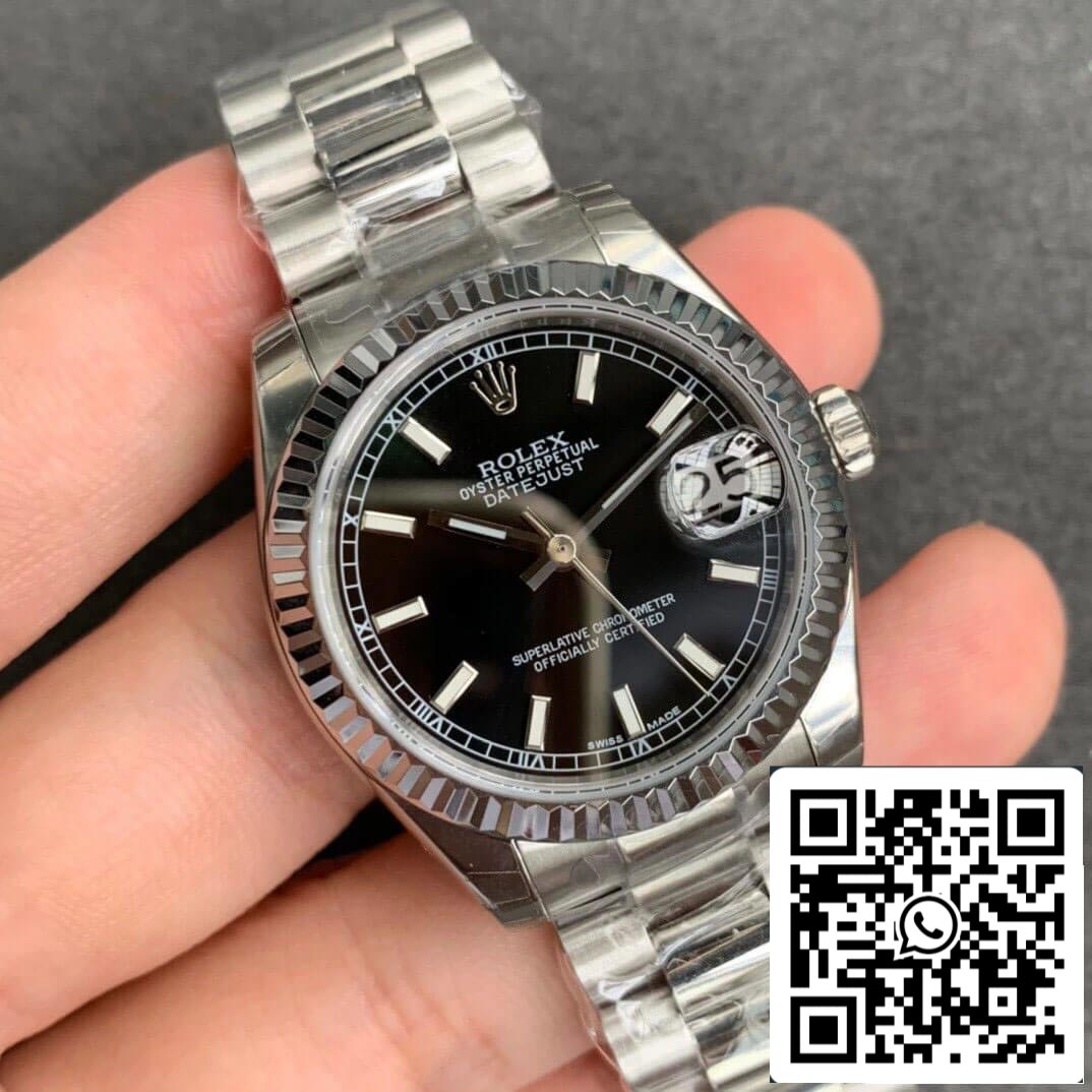 Rolex Datejust M178274-0034 1:1 edizione migliore GS Fabbrica quadrante nero