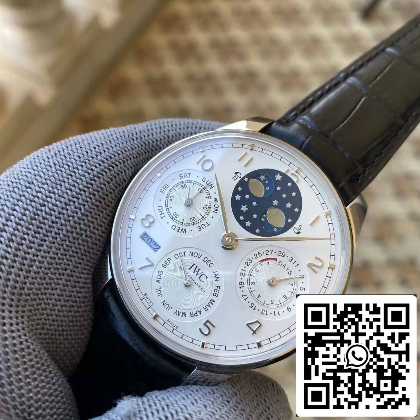 IWC Portuguese Perpetual Calendar IW503406 1:1 edizione migliore APS Fabbrica quadrante bianco