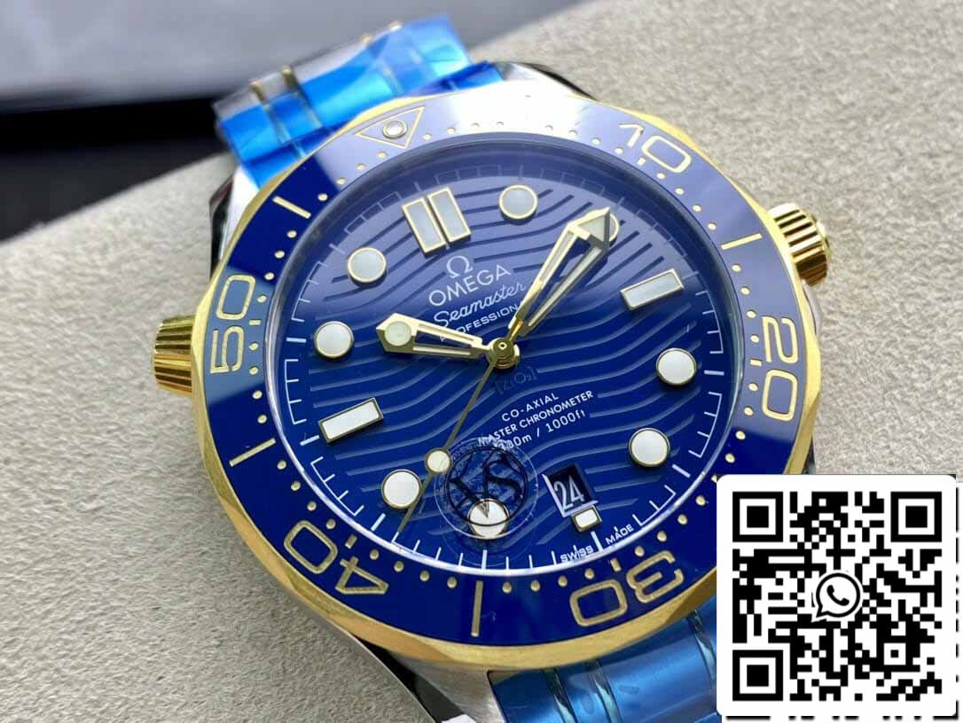 Omega Seamaster Diver 300M 210.20.42.20.03.001 1:1 edizione migliore VS Fabbrica quadrante blu