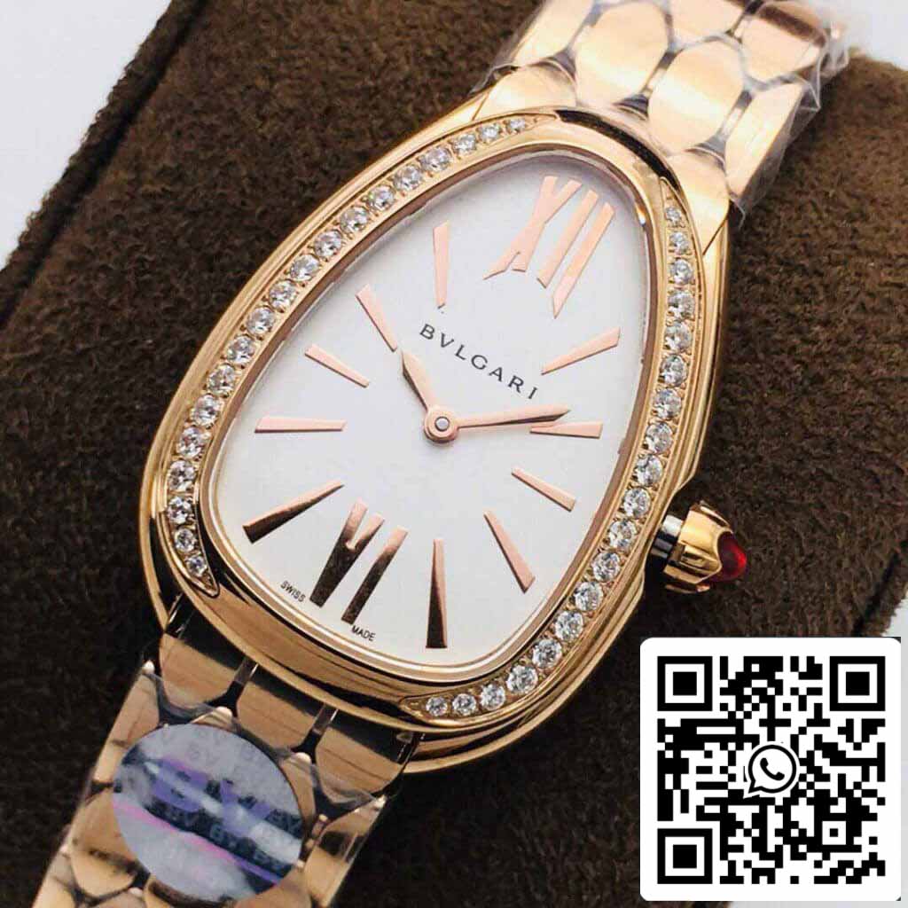 Bvlgari Serpenti 103146 ​​1:1 edición mayor BV Fabbrica Argento quadrante bianco