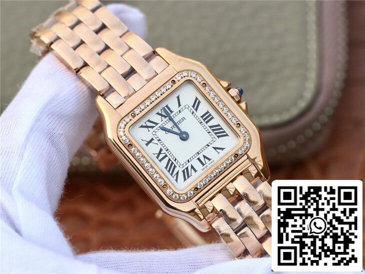 Panthere De Cartier W3PN0007 27MM 1:1 edizione migliore BV Fabbrica quadrante bianco