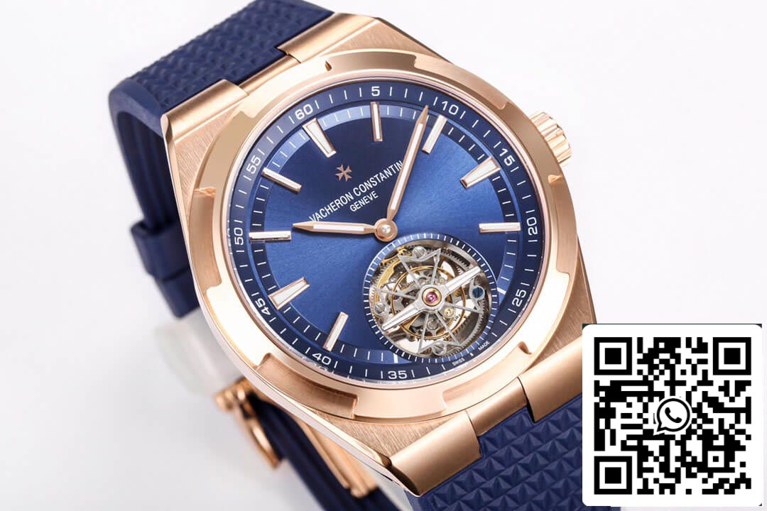 Vacheron Constantin Overseas Tourbillon 6000V/110R-B733 1:1 edizione migliore BBR Fabbrica Gomma cinturino