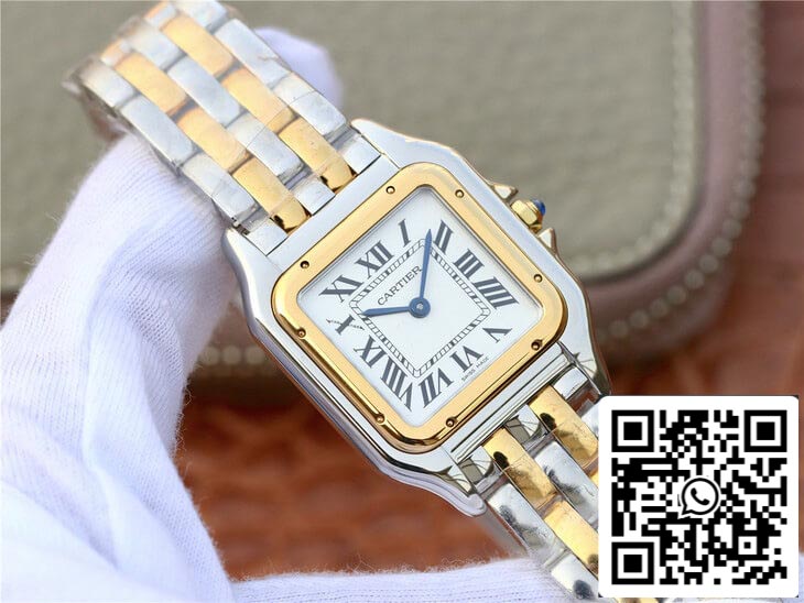 Panthere De Cartier W2PN0007 27MM 1:1 edizione migliore 8848 Fabbrica quadrante bianco