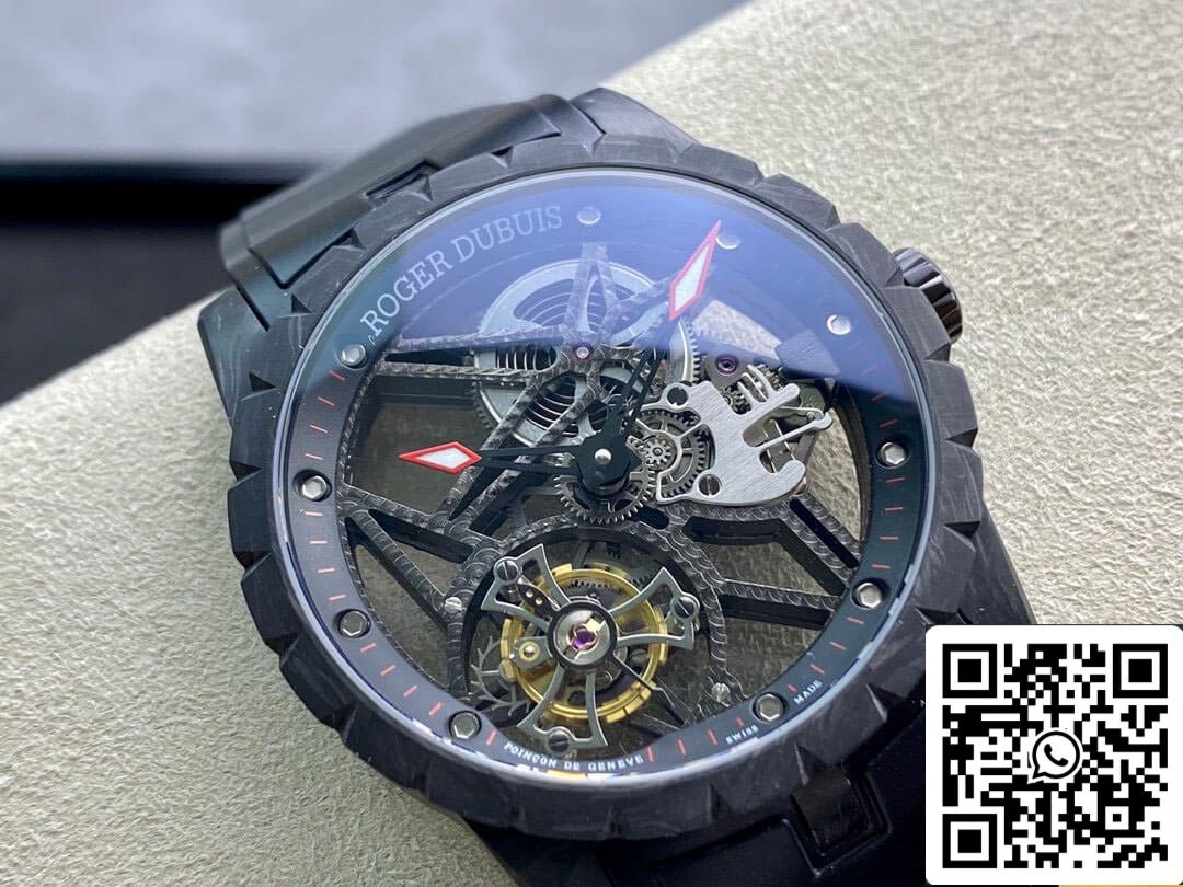 Roger Dubuis Excalibur DBEX0577 1:1 edizione migliore BBR Fabbrica Tourbillon scheletrato quadrante