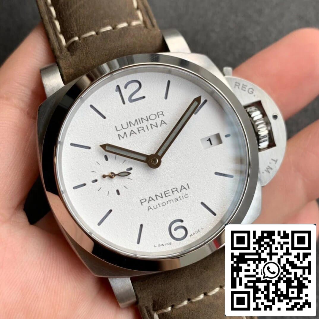 Panerai Luminor PAM01394 1:1 edizione migliore VS Fabbrica quadrante bianco