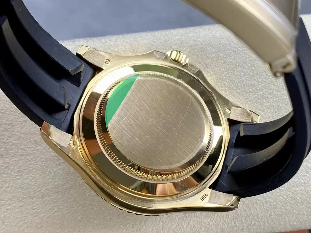 Rolex Yacht-Master 42 quadrante nero Yellow Oro  M226658-0001  1:1 edizione migliore AR Fabbrica Counterweight Versione