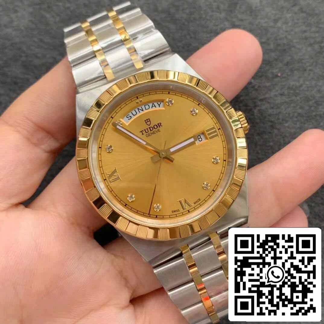 replica Tudor Royal M28603-0006 Best 1:1 Edition  V7 Fabbrica Champagne Dial